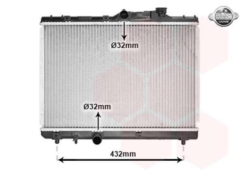 RADIATOR VOOR TOYOTA COROLLA AE100 1992-1997 1640013100, Auto-onderdelen, Airco en Verwarming, Nieuw, Ophalen of Verzenden