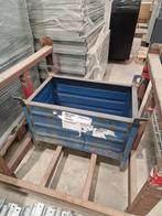 Stalen bak, blauw, 79x49x50cm, gebruikt, Ophalen of Verzenden