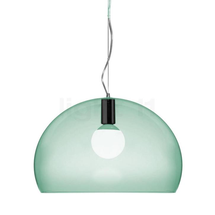 Kartell Small FL/Y Hanglamp, saliegroen (Hanglampen), Huis en Inrichting, Lampen | Hanglampen, Nieuw, Verzenden