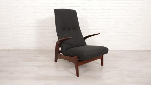 Vintage fauteuil | Massief hout | Loungestoel | Gimson and, Huis en Inrichting, Fauteuils, Ophalen of Verzenden