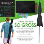 KESSER® Parasol rechthoekig, tuinparasol, terrasparasol, zon, Verzenden, Nieuw