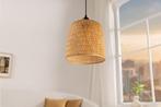 Hanglamp ORGANIC LIVING 25cm naturel bamboo - 40582, Huis en Inrichting, Lampen | Hanglampen, Ophalen of Verzenden, Nieuw