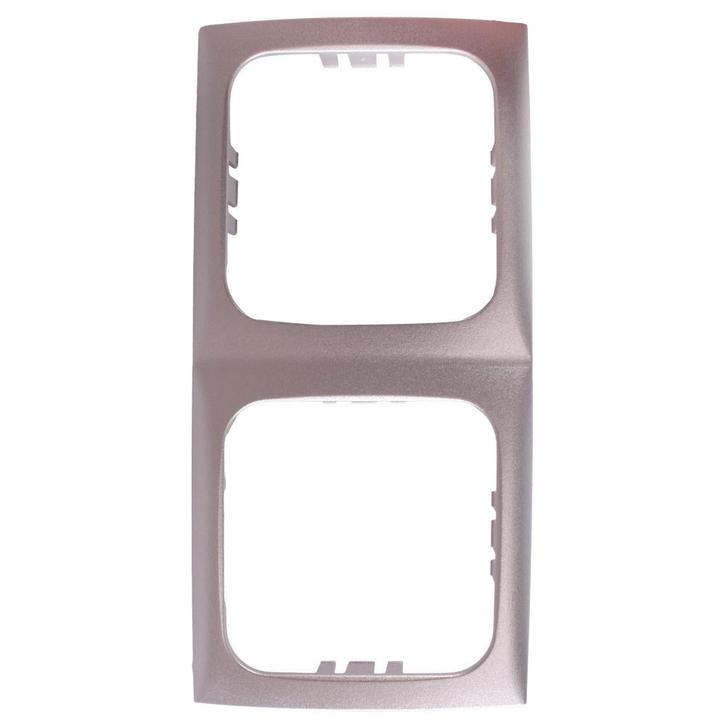 Berker Afdekraam Flow 2-Vaks Truma Element Chroom, Caravans en Kamperen, Kampeeraccessoires, Ophalen of Verzenden