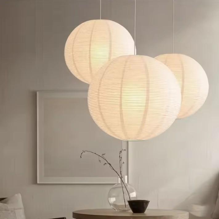Japanse Rijstpapieren Hanglamp Wabi Sabi – E27 Zen Lamp, Huis en Inrichting, Lampen | Hanglampen, Nieuw, Verzenden