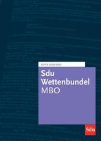 Sdu Wettenbundel MBO Editie 2020 2021 9789012406086, Zo goed als nieuw, Verzenden