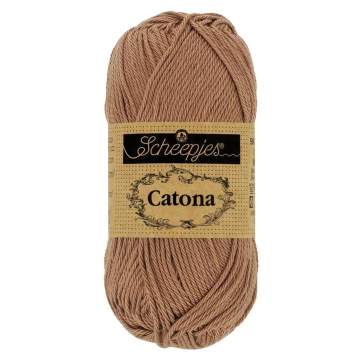 Scheepjes Catona - 10g - 503 Hazelnut, Hobby en Vrije tijd, Breien en Haken, Breien of Haken, Nieuw, Wol of Garen, Ophalen of Verzenden
