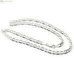 Zilveren 6.3 mm mariner schakel heren ketting 55 cm, Sieraden, Tassen en Uiterlijk, Kettingen, Verzenden, Nieuw, Zilver