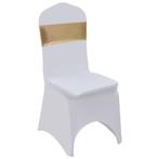 vidaXL 25 st Stoellint met diamant stretch goud, Verzenden, Nieuw