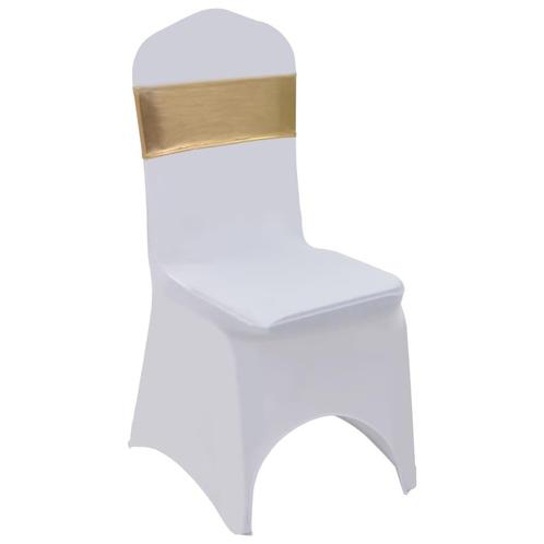 vidaXL 25 st Stoellint met diamant stretch goud, Tuin en Terras, Tuinmeubel-accessoires, Nieuw, Verzenden