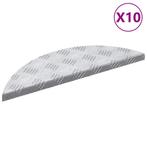vidaXL Trap Tread 10 pcs Zilver 60 x 18 x 2,5 cm Aluminium, Verzenden, Nieuw