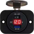 ProRide 12V USB Stopcontact 1 Poort Inbouw met, Verzenden, Nieuw
