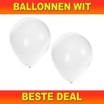 Witte ballonnen va 1,95 - Ballonnen wit -  levering 24 uur, Hobby en Vrije tijd, Nieuw, Versiering, Ophalen of Verzenden, Overige