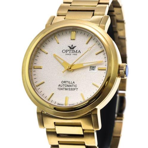 Optima - Ortilla - Swiss automatic - OSA467-GG-1 - Zonder, Sieraden, Tassen en Uiterlijk, Horloges | Heren