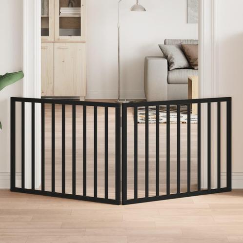 vidaXL Hondenhek inklapbaar 2 panelen 160 cm populierenhout, Dieren en Toebehoren, Honden-accessoires, Nieuw, Verzenden