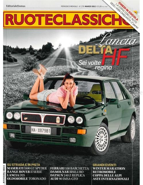 2012 RUOTECLASSICHE MAGAZINE 279 ITALIAANS, Boeken, Auto's | Folders en Tijdschriften