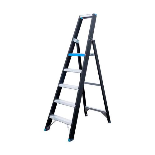 Bordestrap 1x5 treden Eurostairs Limited Edition Black/Blue, Doe-het-zelf en Verbouw, Ladders en Trappen, Trap, Nieuw, 2 tot 4 meter