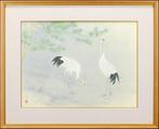 Two Cranes  (Sou Kaku) - 118/150 - Uemura Shk, Antiek en Kunst