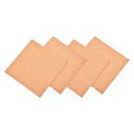 Kurk prikbord Vierkant - Zelfklevend - 4 stuks - 30 x 30 x, Verzenden, Nieuw
