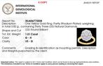 Ring - 18 karaat Geel goud, Gepolijst rhodium - 1.01ct. tw., Nieuw