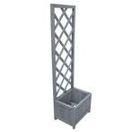 vidaXL Latwerkplantenbak 40x30x135 cm massief vurenhout, Tuin en Terras, Bloembakken en Plantenbakken, Verzenden, Minder dan 60 cm