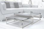 Design salontafel set van 2 ELEMENTS 75cm mat zwart, Huis en Inrichting, Tafels | Salontafels, Ophalen of Verzenden, Nieuw