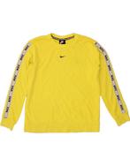 NIKE Womens Graphic Sweatshirt Jumper UK 14 Medium Yellow, Kleding | Dames, Verzenden, Nieuw