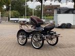 Tweespan / Anatomic / Marathonwagen / Pony / 25-23Inch, Dieren en Toebehoren, Rijtuigen en Koetsen, Marathonwagen, Zo goed als nieuw