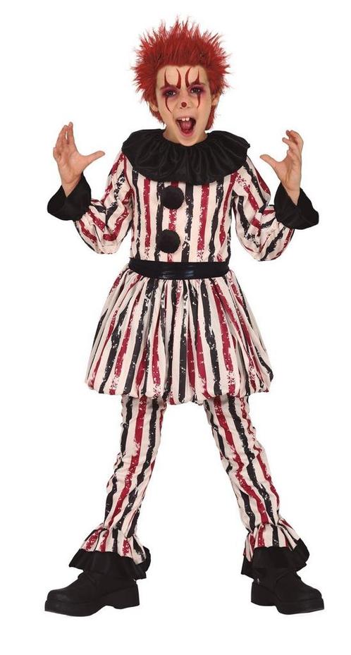 Horror Clown Halloween Kostuum Jongen, Hobby en Vrije tijd, Feestartikelen, Nieuw, Verzenden