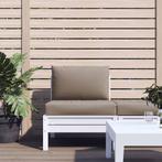 vidaXL Palletkussens 2 st oxford stof taupe, Huis en Inrichting, Woonaccessoires | Kussens, Verzenden, Nieuw