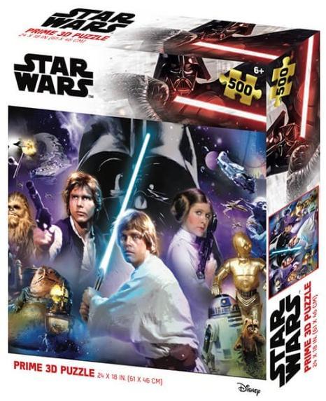 3D Image Puzzel - Star Wars Ensemble Darth Vader (500, Hobby en Vrije tijd, Denksport en Puzzels, Nieuw, Verzenden