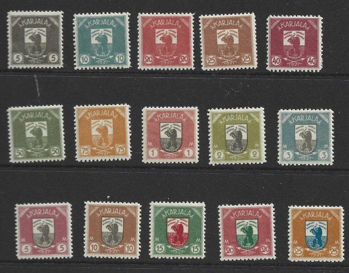 Karelia 1922 - De enige set die uit deze autoriteit, Postzegels en Munten, Postzegels | Amerika
