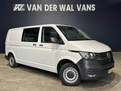 Volkswagen Transporter 2.0 TDI L2H1 Dubbele cabine Euro6, Auto's, Bestelauto's, Handgeschakeld, Diesel, Wit, Volkswagen, Gebruikt