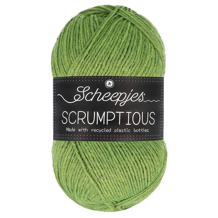 Scheepjes Scrumptious - 326 Matcha Chiffon Cake - Gerecycl, Hobby en Vrije tijd, Breien en Haken, Ophalen of Verzenden