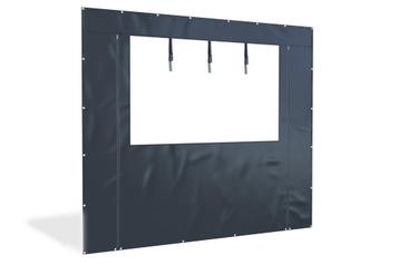 Overkapping zijwand PVC  | 3 meter breed |  250cm hoog | beschikbaar voor biedingen