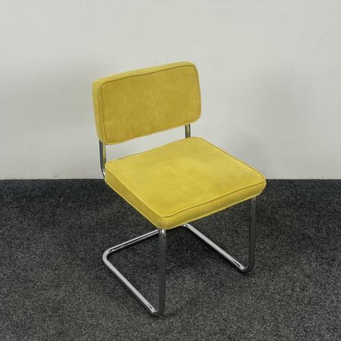Vergaderstoel - Gele Ribstof, Huis en Inrichting, Stoelen, Gebruikt, Ophalen of Verzenden