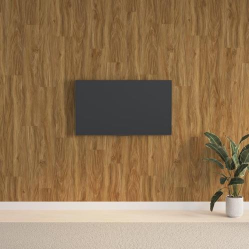 vidaXL Wandpanelen houtlook 2,06 m² PVC bruin, Doe-het-zelf en Verbouw, Platen en Panelen, Nieuw, Verzenden