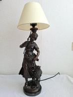 afterL. & F. Moreau - Tafellamp - omgebouwd tot lamp -