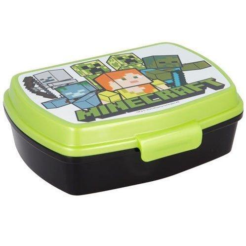 Lunchbox Minecraft - Alex-Skeleton-Creeper-Zombie-Drowned -, Huis en Inrichting, Keuken | Keukenbenodigdheden, Nieuw, Ophalen of Verzenden