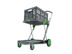 Clax trolley + 1 vouwkrat  -  Groen  -  910 mm x 550 mm x, Verzenden