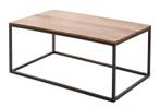 Design salontafel ELEMENTS 100cm Sheesham steenafwerking, Huis en Inrichting, Tafels | Salontafels, Ophalen of Verzenden, Nieuw