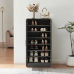 Schoenenkast Notribontaa 108x55x35 cm antraciet [en.casa], Huis en Inrichting, Verzenden, Nieuw