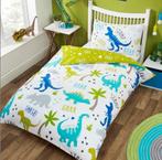 Peuter dekbedovertrek Dino's  Roarsome - 120x150 + 40x60 cm, Kinderen en Baby's, Kinderkamer | Beddengoed, Verzenden, Nieuw