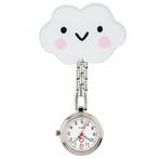 Fako® - Verpleegstershorloge - Acryl - Wolk / Cloud, Verzenden, Nieuw