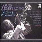 cd - Louis Armstrong - 28 Great Jazz Performances, Zo goed als nieuw, Verzenden