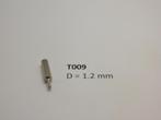 micromotor T009 Vervangingsstift voor T005 1.2 mm, Hobby en Vrije tijd, Modeltreinen | H0, Overige merken, Gelijkstroom, Verzenden