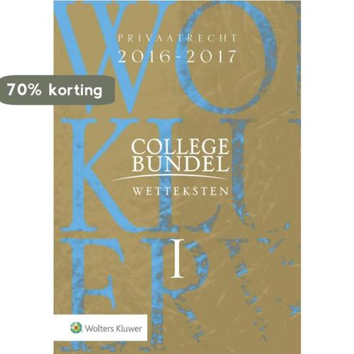 Collegebundel wetteksten 2016-2017 limited edition, Boeken, Wetenschap, Gelezen, Verzenden