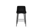 Barkruk - 75 cm - Ellis - Zwart - Microvezel - Jörn, Huis en Inrichting, Verzenden, Nieuw