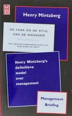 STIJL VAN DE MANAGER 9789052611730 H. Mintzberg, Verzenden, Gelezen, H. Mintzberg