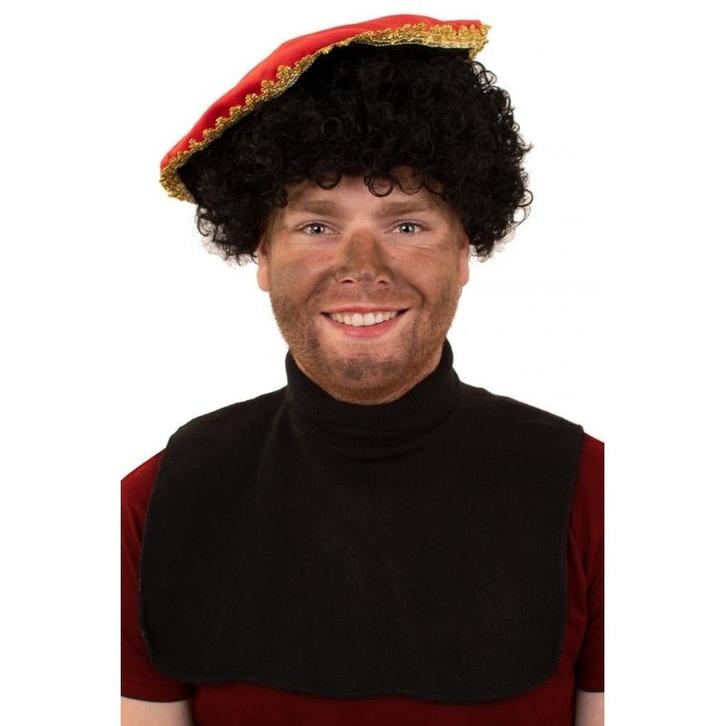 Pietencol zwart Roetveeg Piet col - Pieten accessoires, Diversen, Sinterklaas, Verzenden