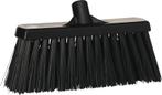 Vikan bezem 30 cm zwart harde vezel, Verzenden